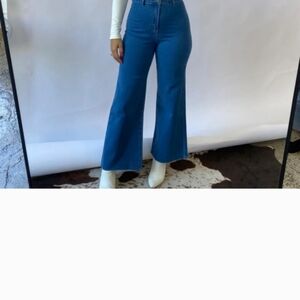 ANNIEWEAR  STRETCH WIDE LEG DENIM JEANS - SIZE L